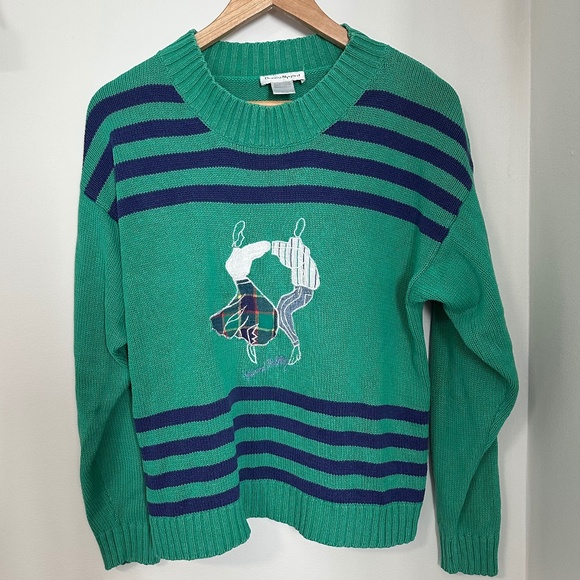 Vintage Bianca Nygard | Women’s Vintage Bianca Nygard Cotton Crew Embroidered - Picture 1 of 10